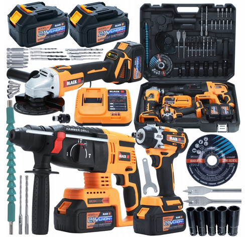 Mega akku werkzeugset - 3in1, 21v